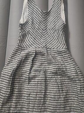 Dallin Chase Sleeveless Fit and Flare Striped Midi Mini Dress Size XS